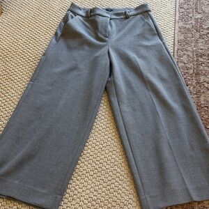 J. Crew Wide Leg Cropped Trousers